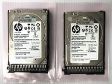 Qty 2 718292 718159-002 HPE 1.2TB SAS 6G 10K SFF SC DS HDD Matched set of 2 picture