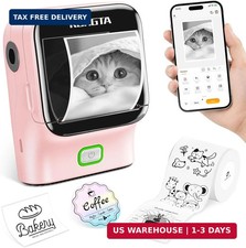 Mini Sticker Printer, Bluetooth Thermal Label Printer, Kids Gift Idea, Diary DIY picture