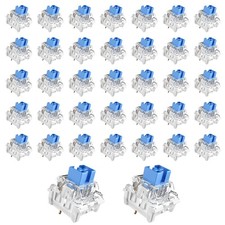 Zhouwang Blue Keyboard Switch, Color Dustproof Blue, Size 90Pcs picture