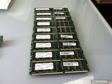 512MB Infineon HYS64D64220GU-6-B DDR RAM PC2700 333MHz, MT8VDDT6464AG-335D1 picture
