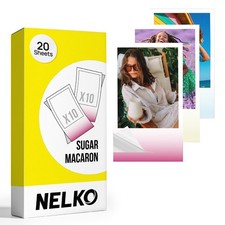 52.3x90mm Premium Sticky Back Photo Paper, 20-Pack Genuine PP01 & PP03 Pocket... picture