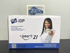IDP SMART-21S Starter ID Printer Bundle plastic card printer color New Open Box picture