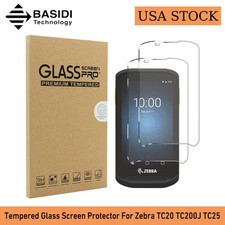 🔥 2PCS Tempered Glass Screen Protector for Zebra TC20 TC200J TC25 US STOCK 🔥 picture
