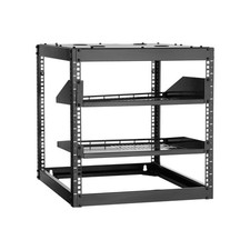 10U 585mm Deep Server Rack Open Frame 4-Post 500lb Weight Limit picture