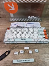 MelGeek Mojo84 Plastic Advance Wireless Mechanical Keyboard W/ Box & Dongle  picture