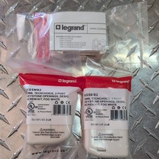 (3) Legrand KSSMB2 2-port Surface Mount Keystone Box Techchoice Fog White, 597 picture