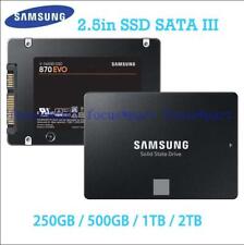 SAMSUNG 2.5 in SSD 870 EVO 2TB 1TB 500 GB 250 GB SATA III Solid State Drive lot picture