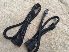 2 PCs   eVGA 6 pin to 3x SATA POWER cable EVGA SuperNOVA G+ ,ORIGINAL picture