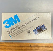 3M DC2000 Series Cleaning Cartridge Tape Drive Kit Cleans Heads/Capstan Box picture