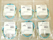 GBLC2-D4-01 LC-LC Allen Tel Fiber Optic Patch Cord MM OM3 Duplex 1 Meter- 6 PACK picture