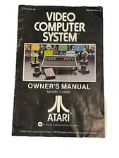 Vintage Atari Owner's Manual 1978 Model CX2600 Video Computer System Booklet picture