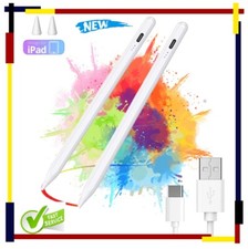 2pcs For Apple Pencil Stylus iPad 10/9/8/7/6th, Air 5/4/3, iPad Pro 2018-2024 picture