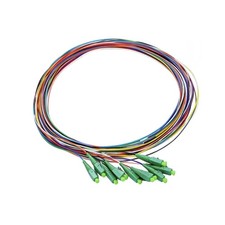 LC/APC Singlemode Fiber Optical Pigtail 0.9mm 1.5M 12 Color LSZH 1 Pack picture