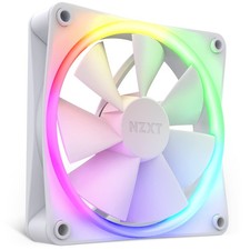 AER F120 RGB White High Performance Airflow Fan Single PC Cooling Case picture