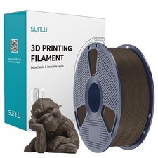 SUNLU Upgraded Wood PLA 3D Printer Filament 1.75mm PLA 1KG,15% real Wood Fiber picture