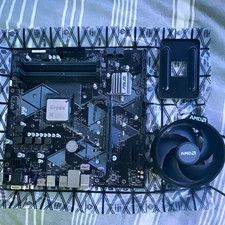 ASUS PRIME B450M-A/CSM AMD AM4 Micro ATX Motherboard + Ryzen 5 3600 CPU DDR4 picture