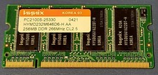 Hynix PC2100 256 MB SO-DIMM 266 MHz DDR Memory (HYMD232M646D6-H) picture