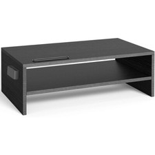 16.5inch Monitor Stand 2 Tiers Desk Organizer Stand with Cellphone Holder Shelf picture