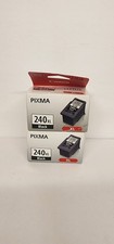 Canon PG-240XL  2 pack Black Ink Cartridge PIXMA FINE 11ml Genuine OEM picture