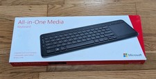 Microsoft All In One Media Keyboard Wireless Track Pad Model: 1632 1496 NEW OB picture