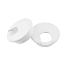 2 Inch(50Mm) Desk Hole Cover Grommet ABS Plastic Wire 50Mm(2 Inch) White picture