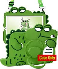Cute Kawaii Case for iPad mini 7 2024, Soft Silicone Cover with Rotating Stand & picture
