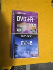 1 Sony and 1 Memorex Recordable DVD+R Discs 120 Minutes 4.7GB picture