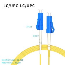 10Pcs 1m 2m 3m LC UPC to LC UPC Simplex Single Mode OS2 Fiber Optic Patch Cord picture