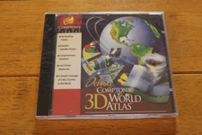 Compton's 3D World Atlas PC CD-ROM The Learning Company Win 95 Geography NEW picture