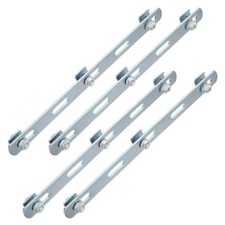 Silver Stainless Steel Grid Cable Tray Fixing Clip Durable Mesh Panel Connector picture