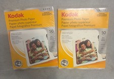 Kodak Premium Photo Paper Size 8.5x11 Glossy 50 Sheets Lot of 2 picture