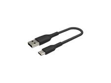 Belkin CAB002bt1MBK Black BOOST CHARGE Braided USB-C to USB-A Cable 3.28 ft. (1 picture