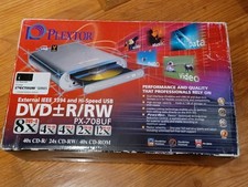 Plextor PX-708UF External DVD/CD Rewritable Drive BOX Untested, But Looks Good picture