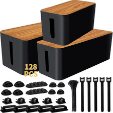 YUANYE Cable Management Box Cable Management Kit for Power Strip to Hide Wires,C picture