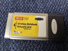 Belkin Wireless Notebook Network Card F5D6020 | Vintage Computer Card picture