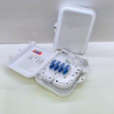 2 in 8 Out Waterproof Fiber Junction Box Pre-Loaded 1x8 SC/UPC PLC Splitter IP65 picture