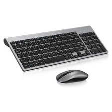 cimetech EasyTyping KF10 Wireless Keyboard and Mouse Combo, Silent Scissor Sw... picture