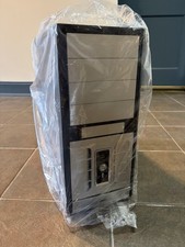 Power up TC3J-4511 ATX Mid-Tower PC Case Black Vintage Retro Computer picture