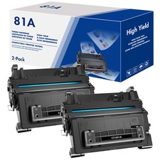 2x CF281A Toner Cartridge for HP 81A Enterprise LaserJet M604 M605 M606 M630 MFP picture