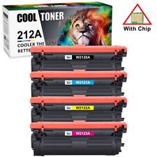 4PK W2120A 212A Toner Compatible With HP Color LaserJet  M578dn M554dn WITH CHIP picture