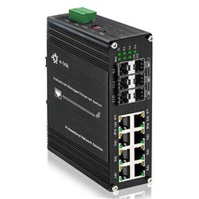 Industrial L2+ 8-Port Managed Ethernet PoE Network Switch 10Gx2SFP+1Gx4SFP picture