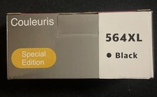 Couleuris 564 XL Printer Black Ink 2 Cartridge Box Sealed Brand New picture