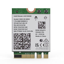 AX210 NGW WiFi 6E Wireless Card Tri-Band AX5400 Network Card Bluetooth 5.3  picture