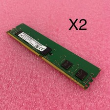 Micron 4GB DDR4 PC4-2400T Desktop Memory Ram MTA9ASF51272PZ-2G3B1II - Lot of 2 picture