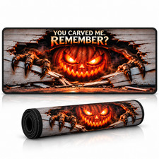 Halloween Desk Mat for Desktop 32x16, Scary Halloween Decorations Desk Pad picture