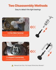 Blind Hole Bearing Puller Set, 16-in-1 Inner Bearing Race and Seal Extractor Kit picture