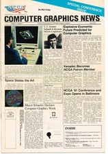 June 1981, Computer Graphics News, Vol. 1, No. 1, Special Conference Issue, Rare picture