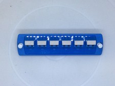 Leviton 5F100-2QL Opt-X Fiber Optic Adapter Plate - Aqua picture