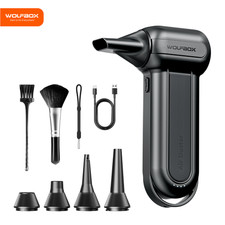 WOLFBOX DF100/MF200 Electric Air Duster Super Power Turbo Fan for Keyboard, Car picture