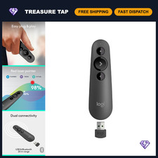 Wireless Presenter Clicker with Laser Pointer for PowerPoint, USB Remote Control picture